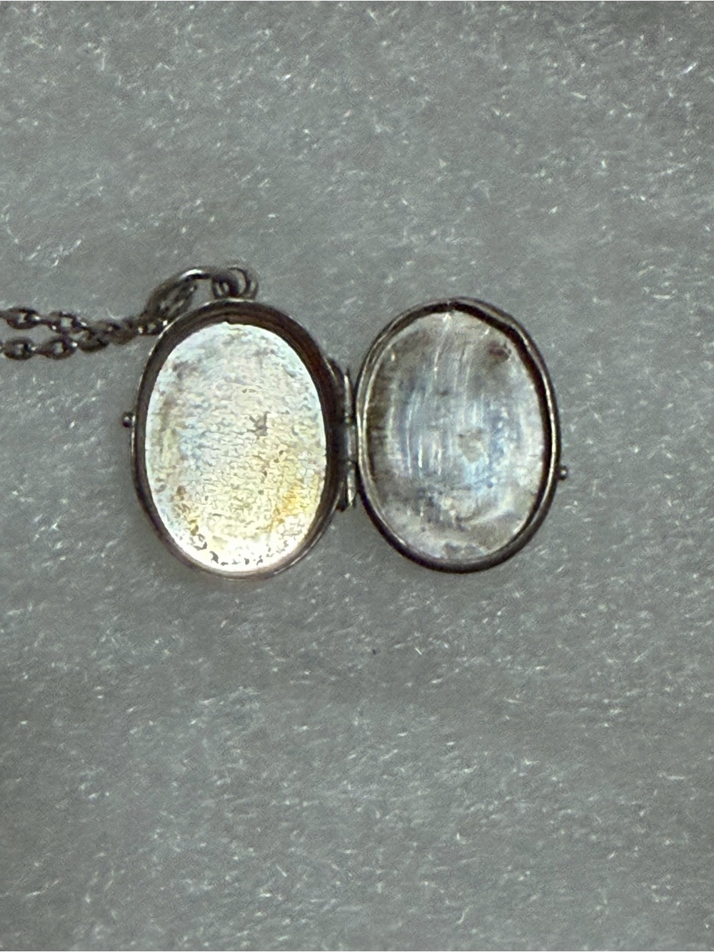Antique Pietra Dura 800 Silver Double Sided Small Floral Motif Locket - Picture 12 of 16